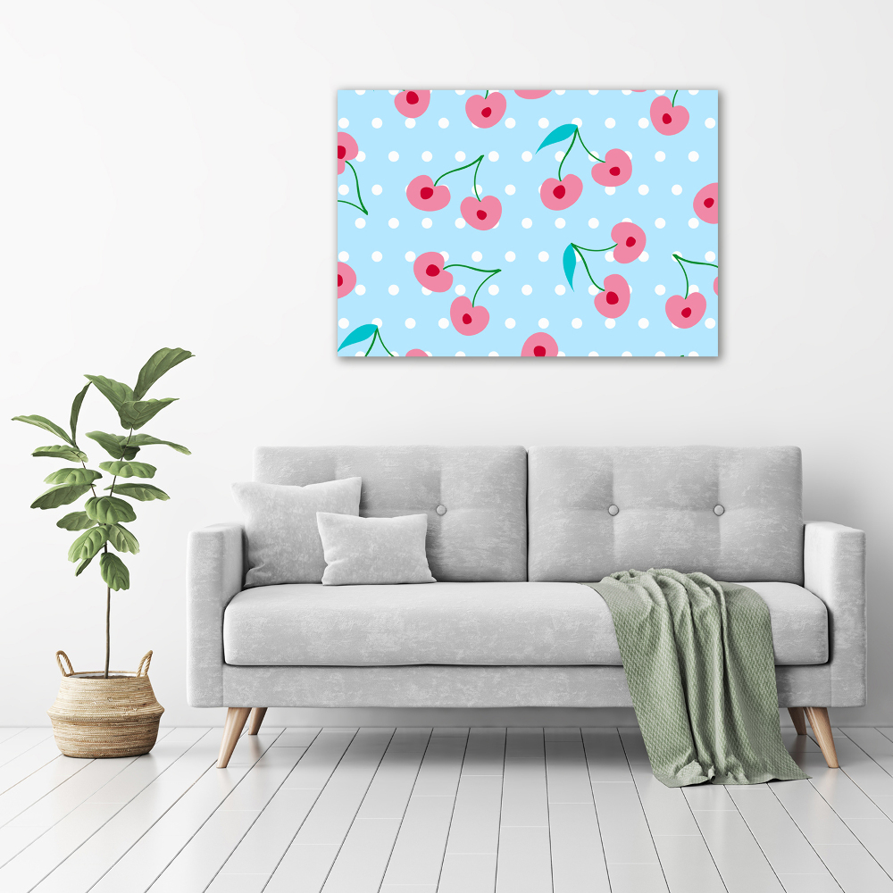 Canvas wall art Fruit icons