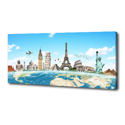 Canvas wall art World monuments