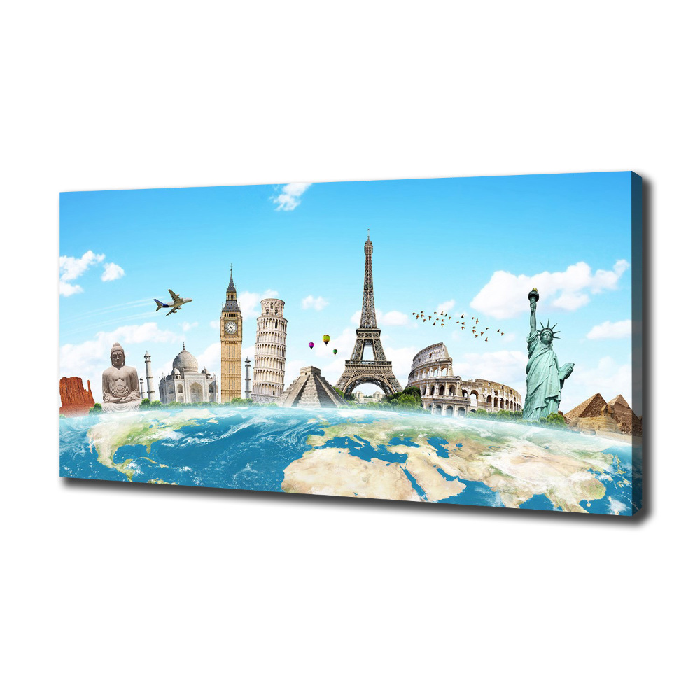 Canvas wall art World monuments