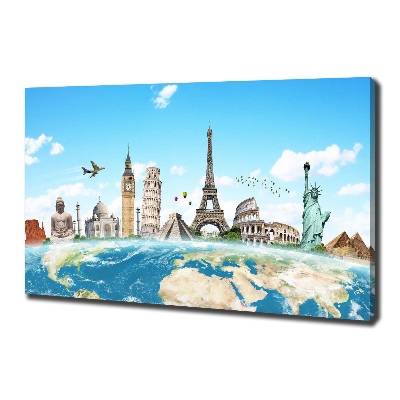 Canvas wall art World monuments