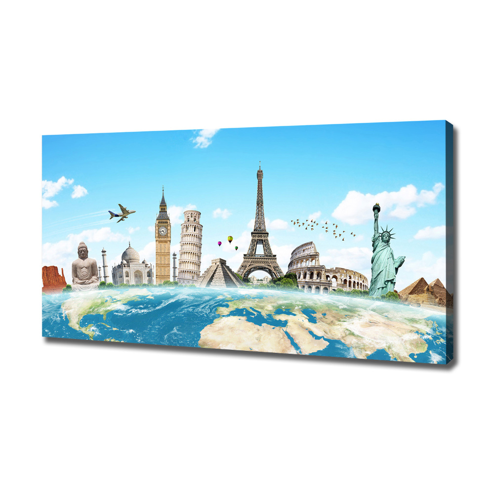 Canvas wall art World monuments