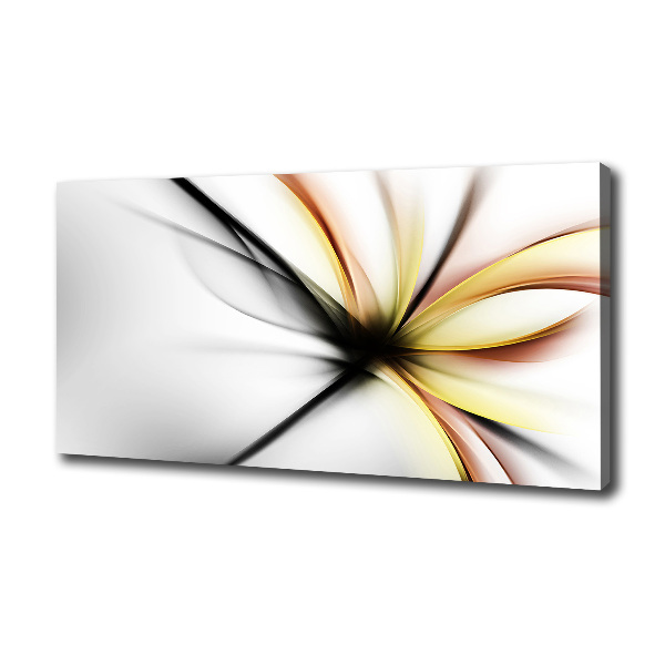 Canvas wall art Flower abstraction