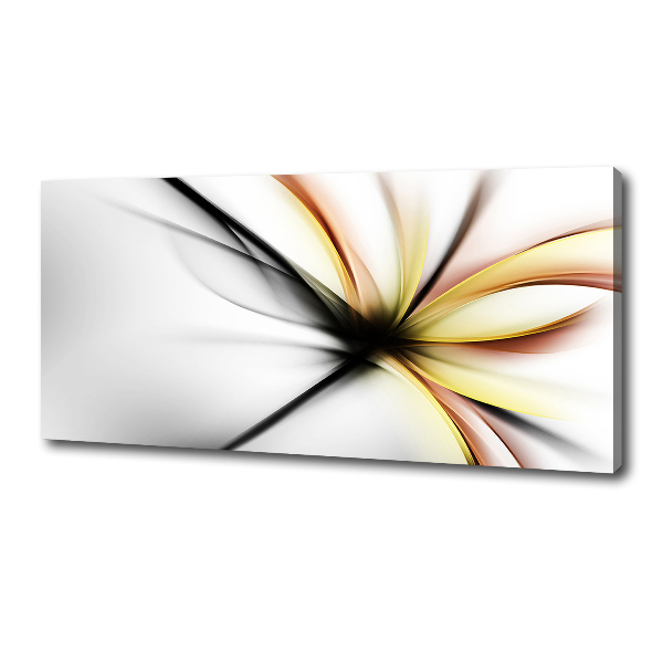 Canvas wall art Flower abstraction