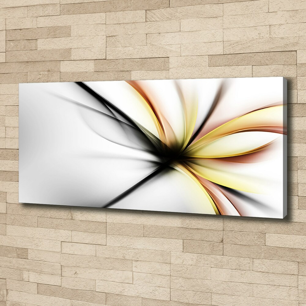 Canvas wall art Flower abstraction