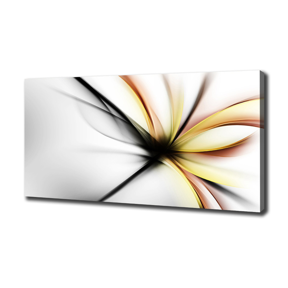 Canvas wall art Flower abstraction