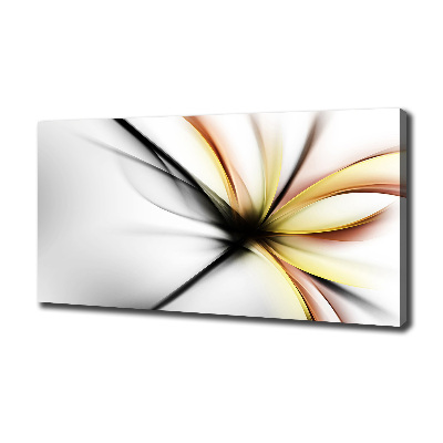 Canvas wall art Flower abstraction