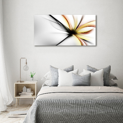 Canvas wall art Flower abstraction