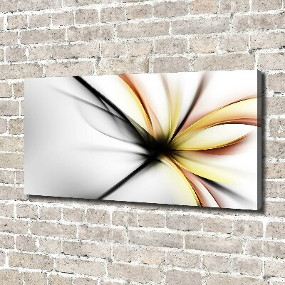 Canvas wall art Flower abstraction