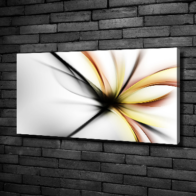 Canvas wall art Flower abstraction