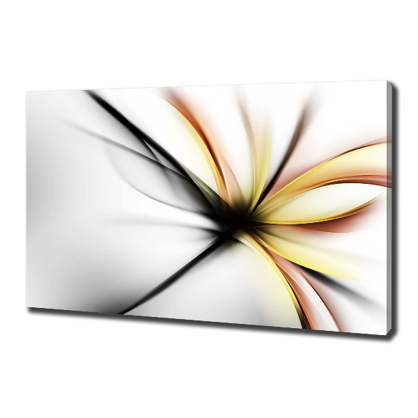 Canvas wall art Flower abstraction