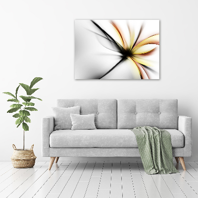 Canvas wall art Flower abstraction