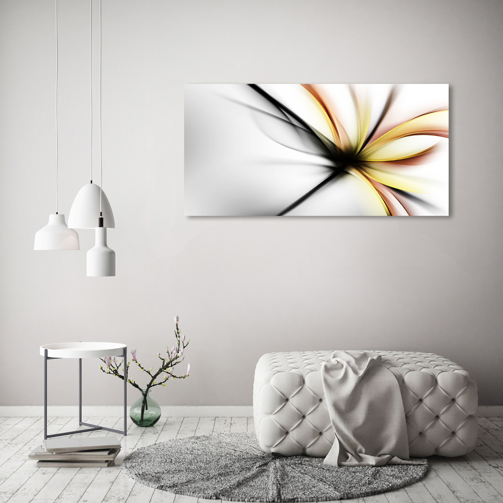 Canvas wall art Flower abstraction