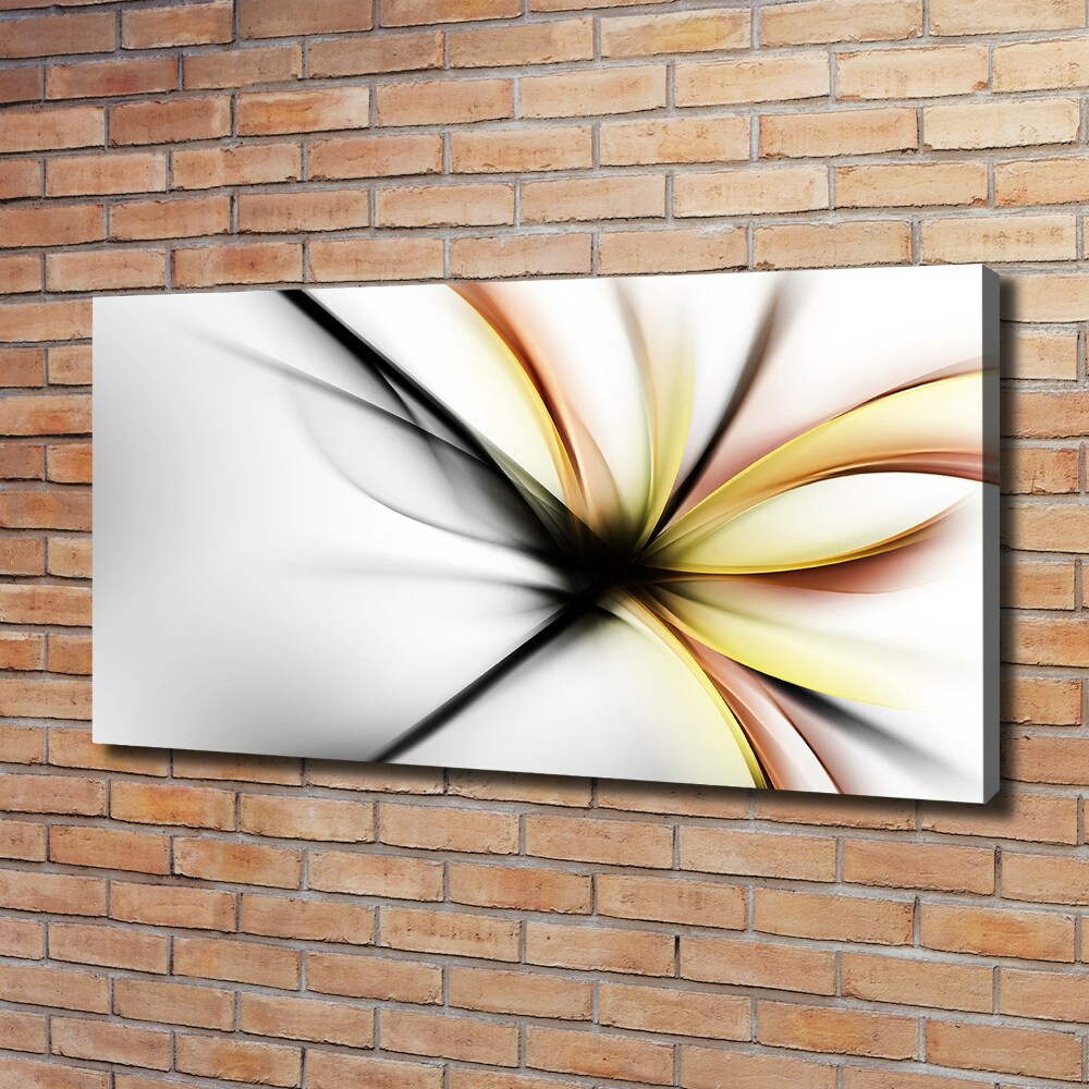 Canvas wall art Flower abstraction