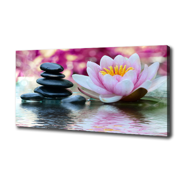 Canvas wall art water lily