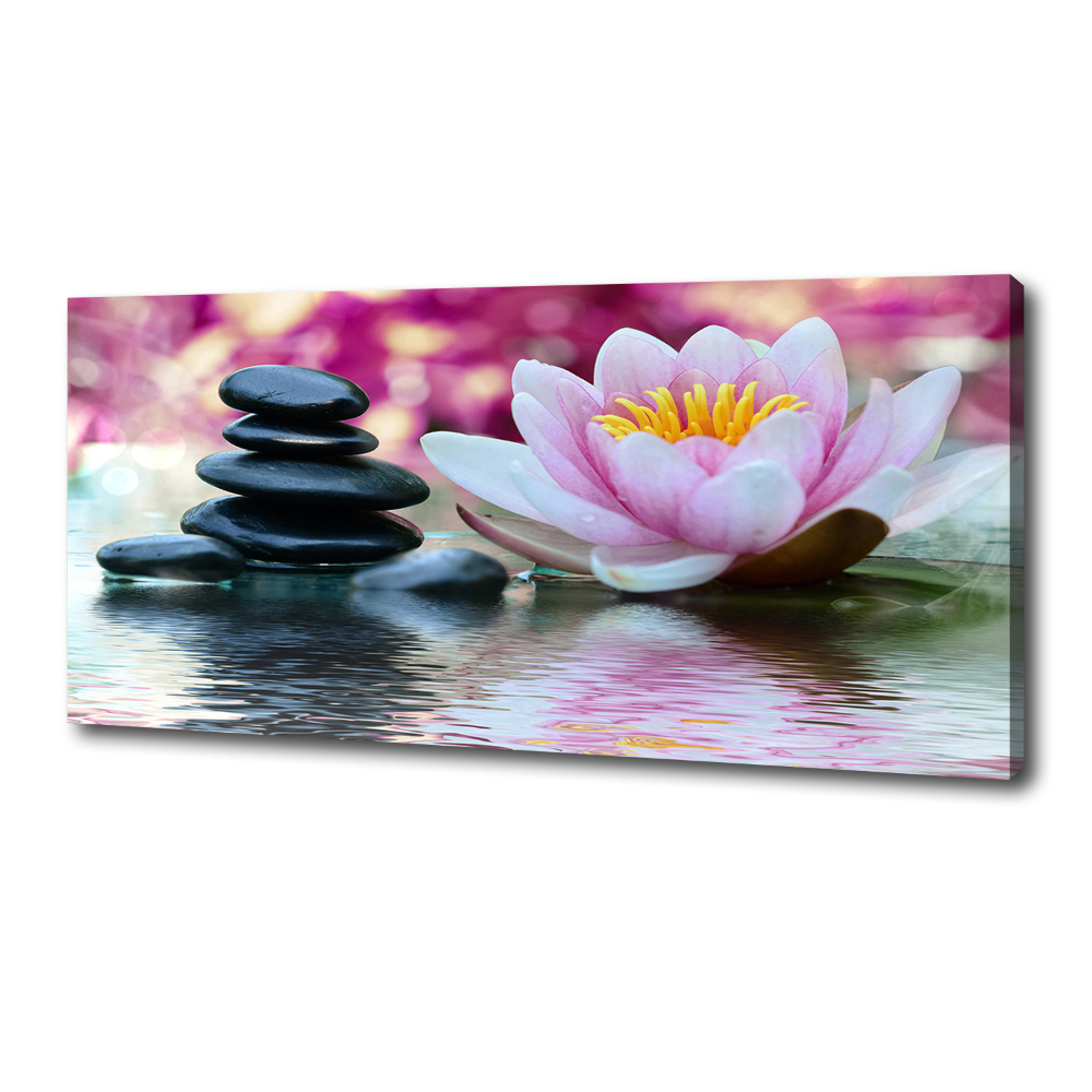 Canvas wall art water lily