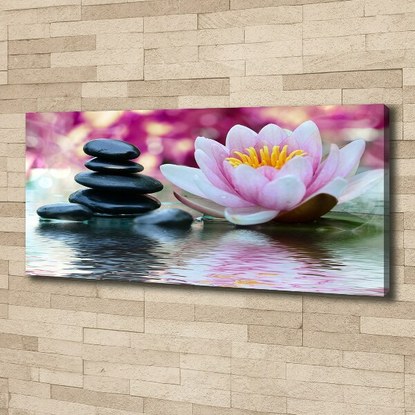 Canvas wall art water lily