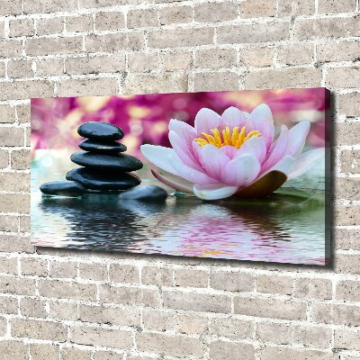 Canvas wall art water lily