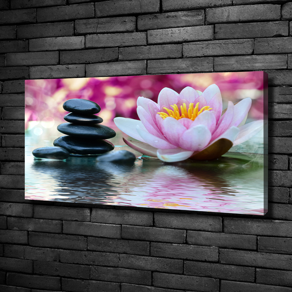 Canvas wall art water lily