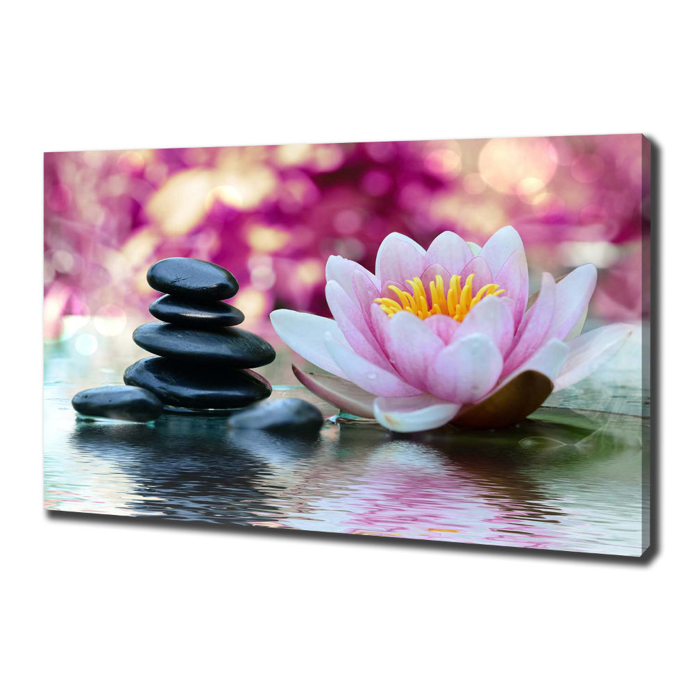 Canvas wall art water lily