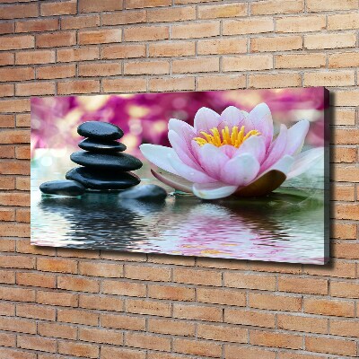 Canvas wall art water lily