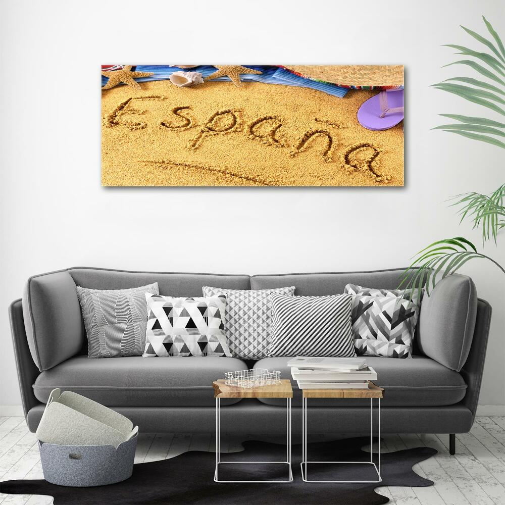 Canvas wall art Spain inscription