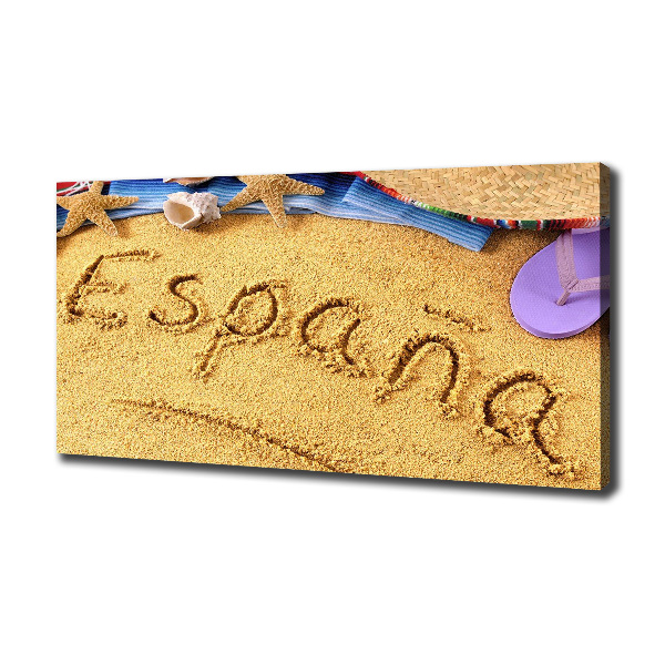 Canvas wall art Spain inscription