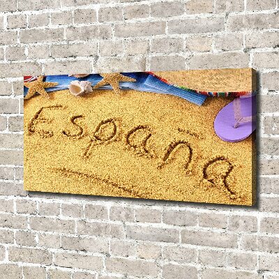 Canvas wall art Spain inscription