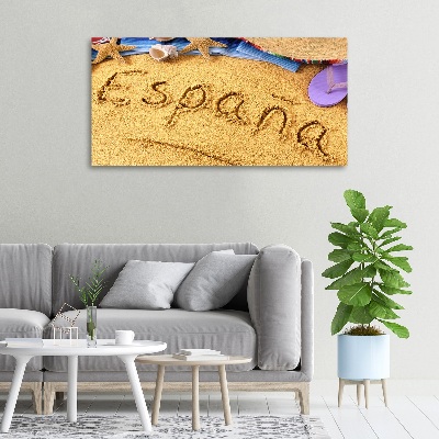 Canvas wall art Spain inscription