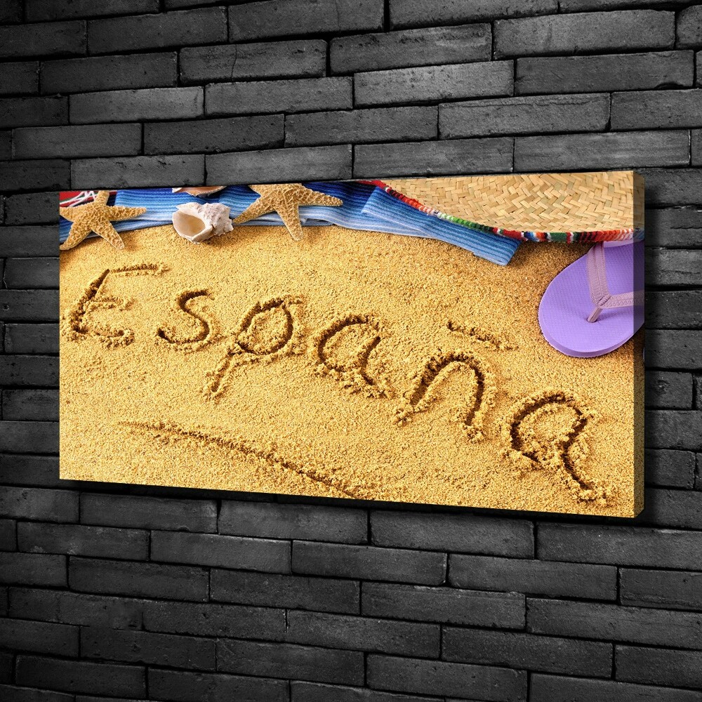 Canvas wall art Spain inscription