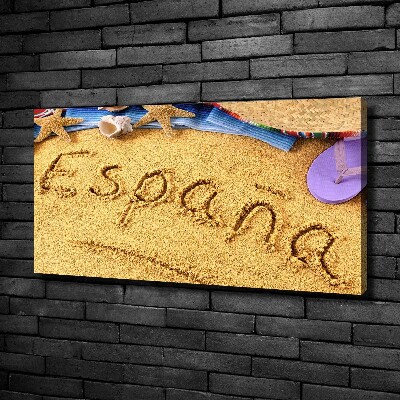 Canvas wall art Spain inscription