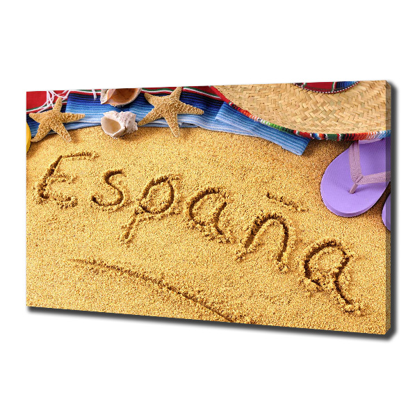 Canvas wall art Spain inscription