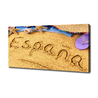 Canvas wall art Spain inscription