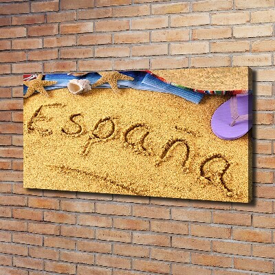 Canvas wall art Spain inscription