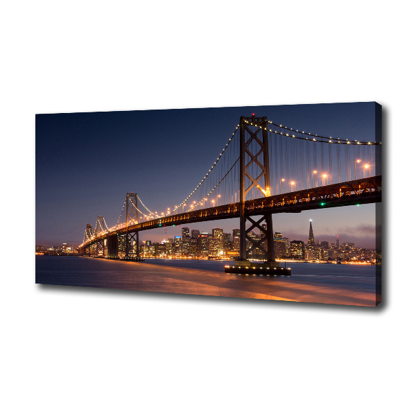 Canvas wall art San Francisco bridge