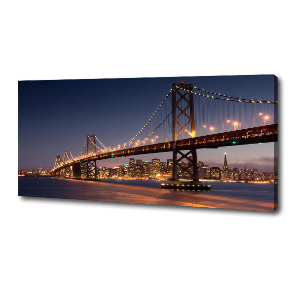 Canvas wall art San Francisco bridge