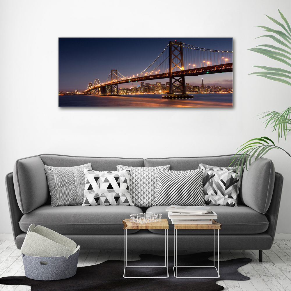 Canvas wall art San Francisco bridge