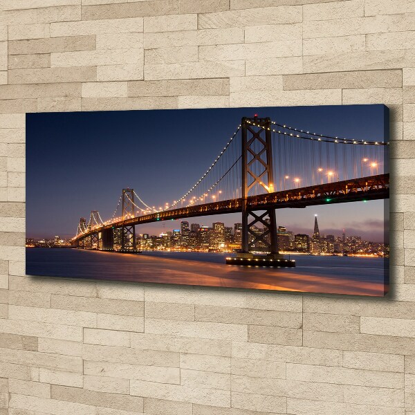 Canvas wall art San Francisco bridge