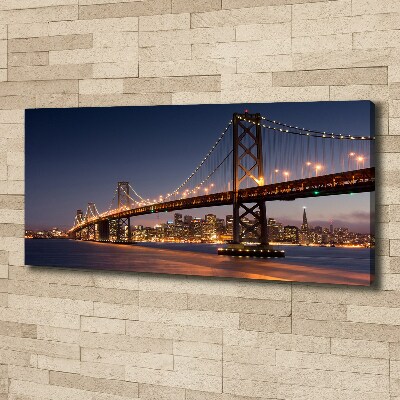 Canvas wall art San Francisco bridge