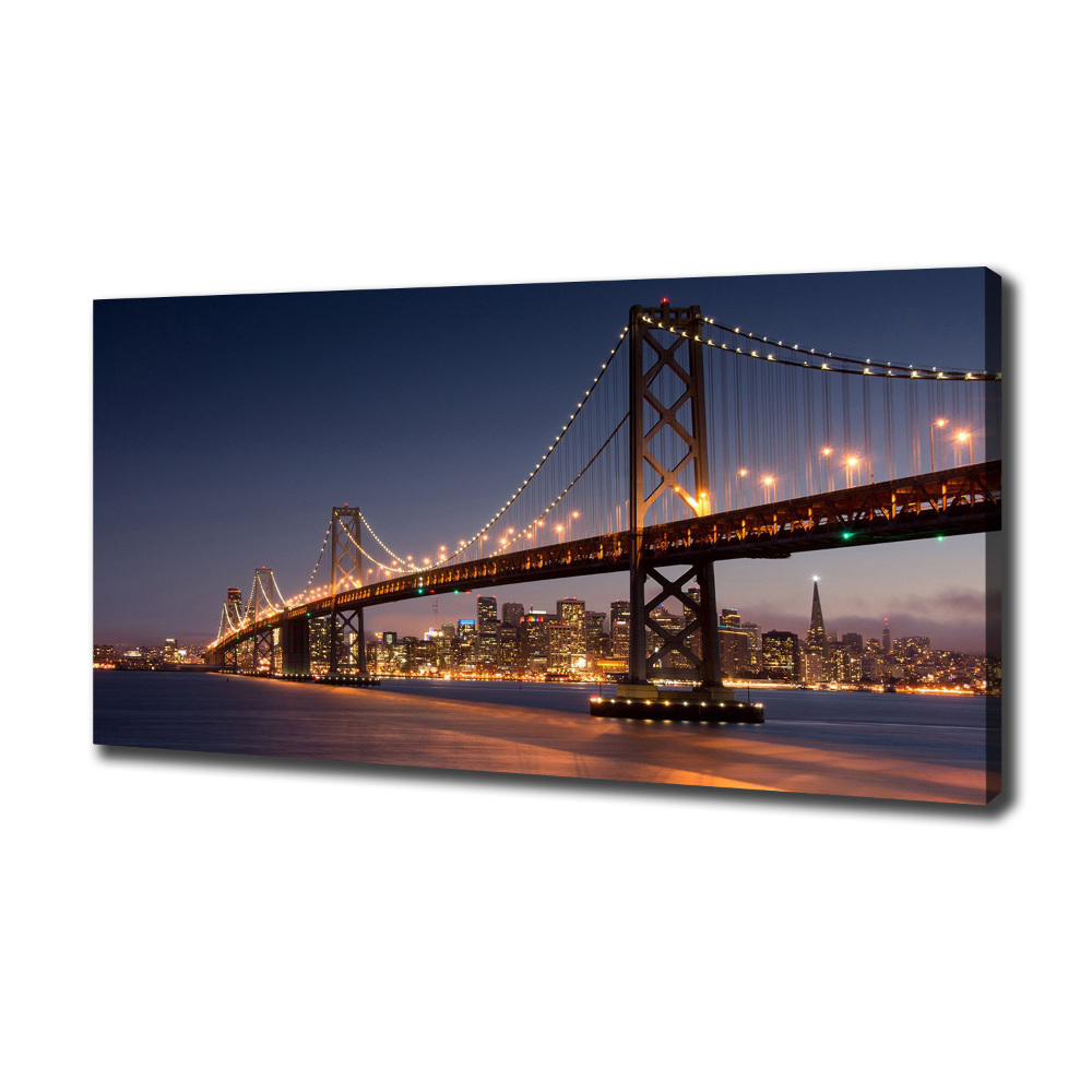 Canvas wall art San Francisco bridge