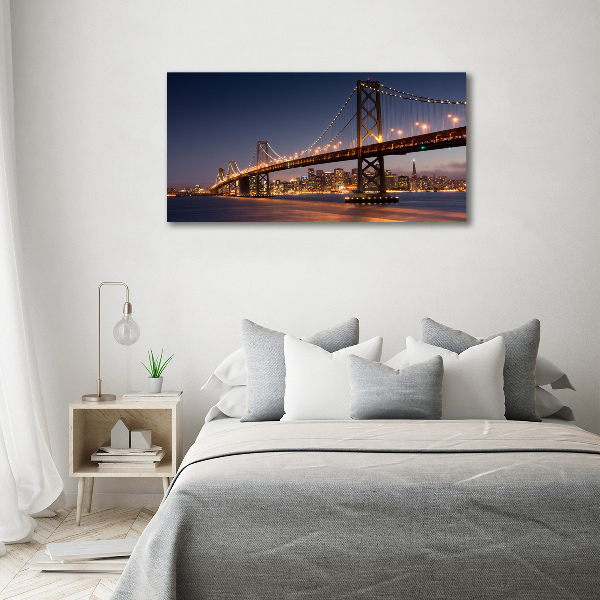 Canvas wall art San Francisco bridge