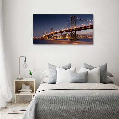 Canvas wall art San Francisco bridge