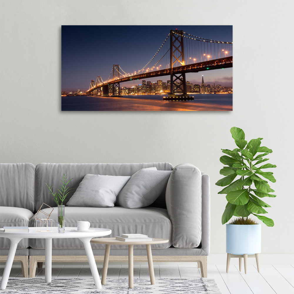 Canvas wall art San Francisco bridge