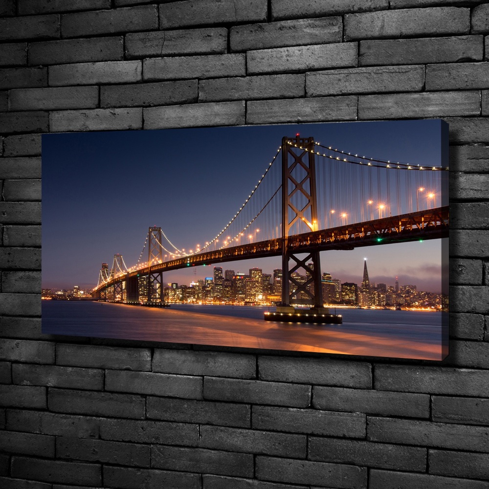 Canvas wall art San Francisco bridge