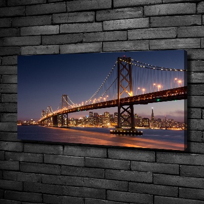 Canvas wall art San Francisco bridge