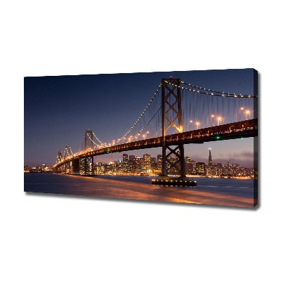 Canvas wall art San Francisco bridge