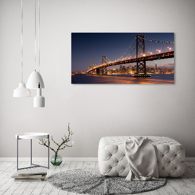 Canvas wall art San Francisco bridge