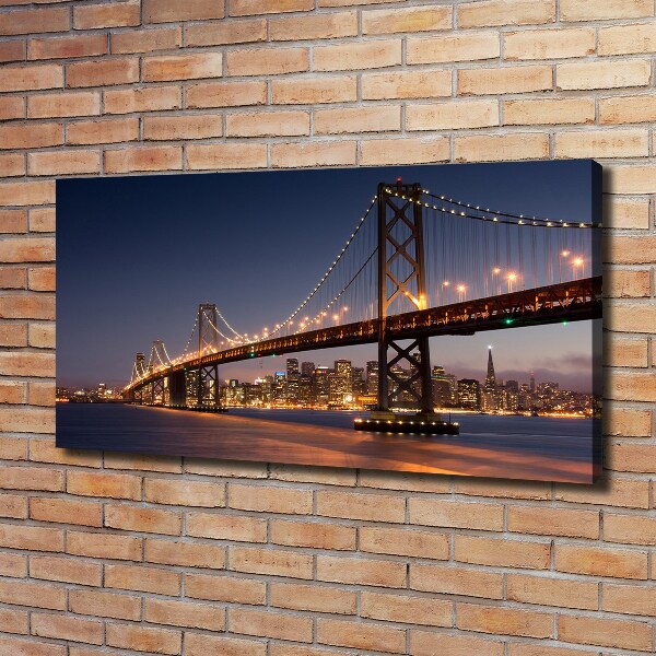 Canvas wall art San Francisco bridge