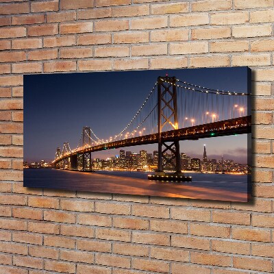 Canvas wall art San Francisco bridge