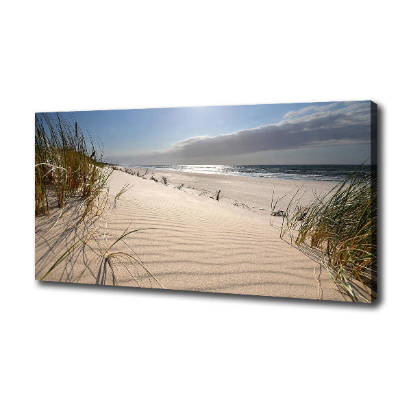 Canvas wall art Mrzeżyno beach