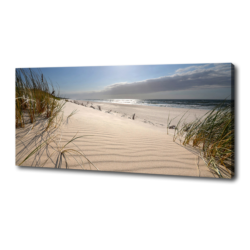 Canvas wall art Mrzeżyno beach